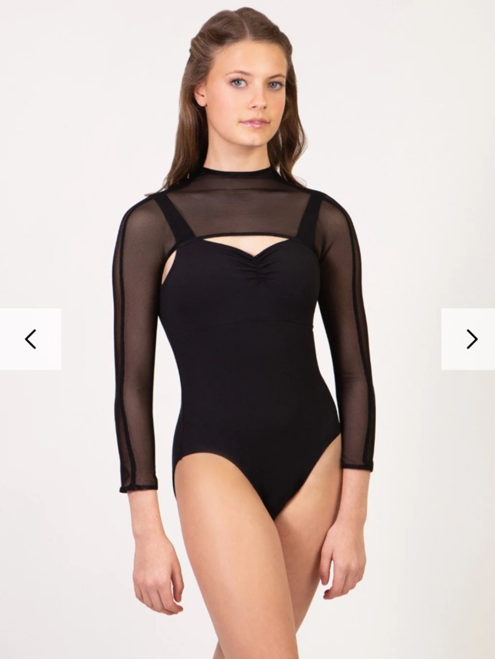 Suffolk Mermaid Tank Leotard with Mock Neck Shrug Top - Size PA/XS
